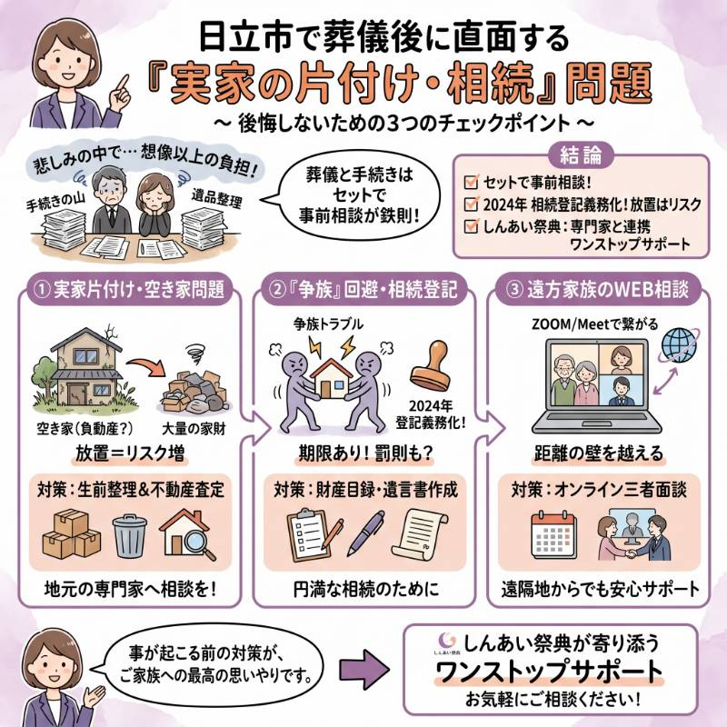 実家の片付け 相続