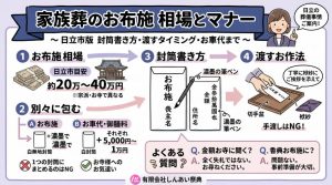 家族葬のお布施の相場はいくら？～ 【日立市版】封筒の書き方・渡すタイミング・お車代まで完全マナーガイド ～